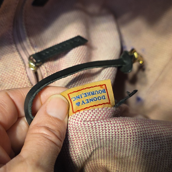 Dooney & Bourke Black Leather Drawstring Bag - Picture 12 of 16